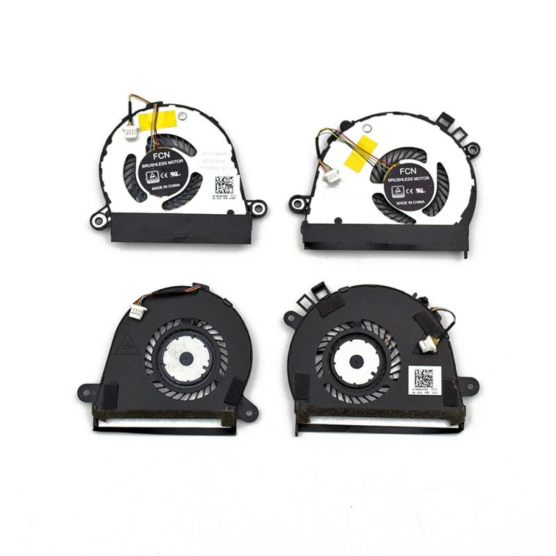 Ανεμιστηράκι Laptop CPU FAN Lenovo Yoga 710-14 710-15 (Left + Right) 4pin 5V 0.5A - DC28000HPF0 DC28000HRF0