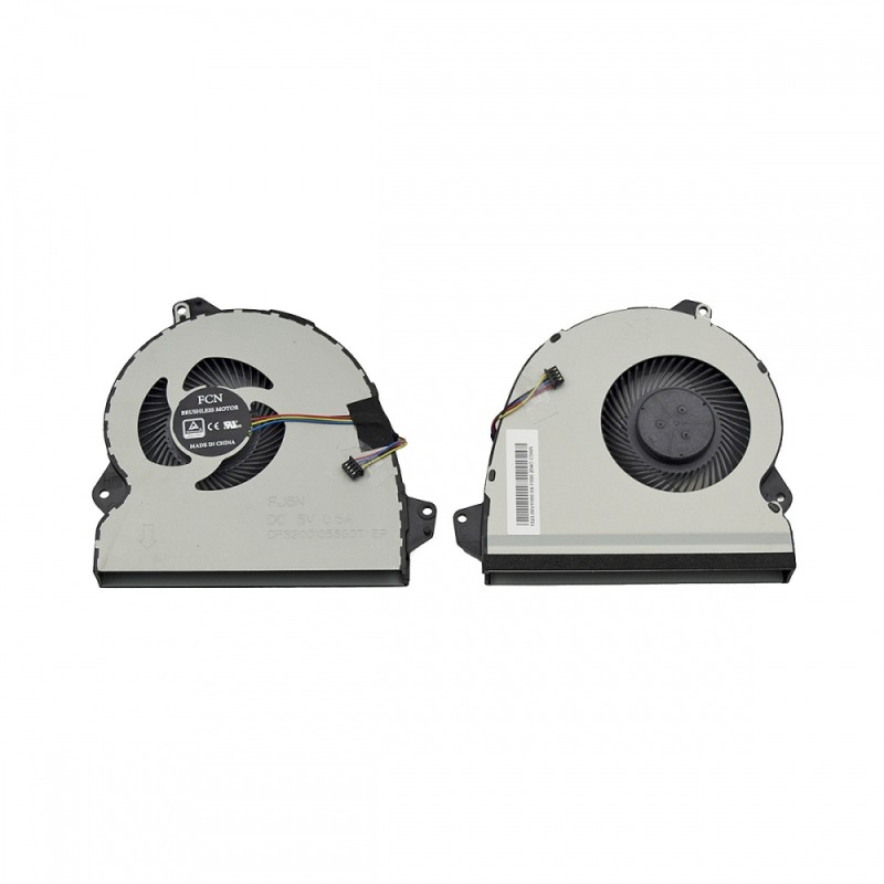 Ανεμιστηράκι Laptop CPU FAN ASUS ROG Strix GL553VW GL753VE GL553VD GL553VE GL753VD ZX53 ZX53V ZX53VD ZX53VE ZX53VW 4pin 5V 0.5A - 13NB0DC0AP0301 1323-00VY000