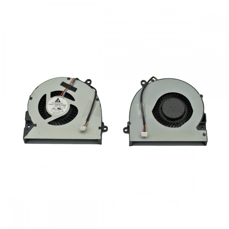 Ανεμιστηράκι Laptop CPU FAN ASUS X75 X75V X75VD X75VB F75A 4pin 5V 0.4A - 13GNO1AM010-1 3CXJ4TMJN10 KSB06105HB