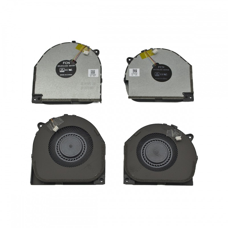 Ανεμιστηράκι Laptop CPU FAN (CPU + GPU) Lenovo Y7000 Y530-15ICH (For VGA 1050TI 1060) 4pin 5V 0.5A - DC28000DKF0 DC28000DKF1