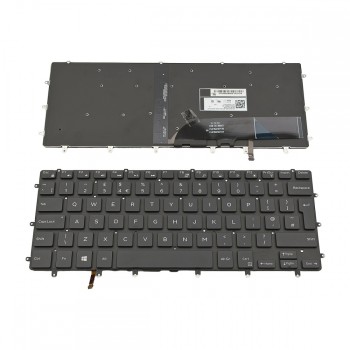 Πληκτρολόγιο Laptop keyboard για DELL INSPIRON 7568 PRECISION 5510 5520 5530 M5520 XPS 15 9550 9560 9570 BLACK Without Frame UK(BIG Enter) BACKLIT - VC22N NSK-LV0BC