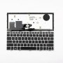 Πληκτρολόγιο Laptop keyboard για HP EliteBook 810 G1 810 G2 810 G3 SILVER FRAME BLACK US Backlit - 706960-001 716747-001