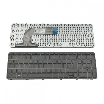 Πληκτρολόγιο Laptop keyboard για HP Pavilion 17 17-e 17-n BLACK FRAME BLACK UK 720670-031 725365-031