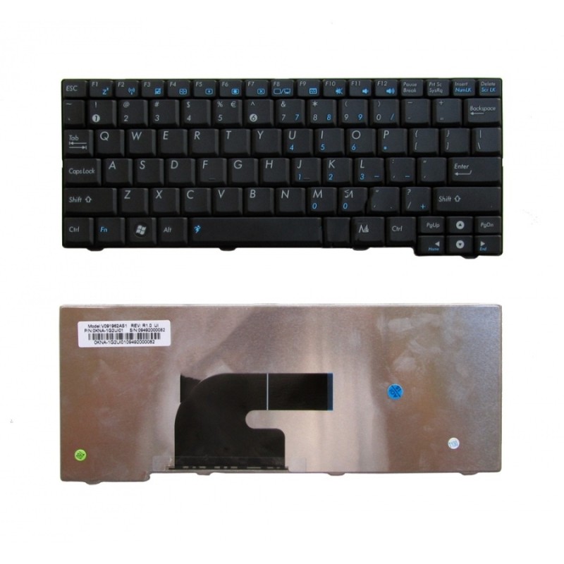 Πληκτρολόγιο Laptop keyboard για ASUS EEE PC MK90 MK90H BLACK US - V09196AS1 0KNA-1G2UI01