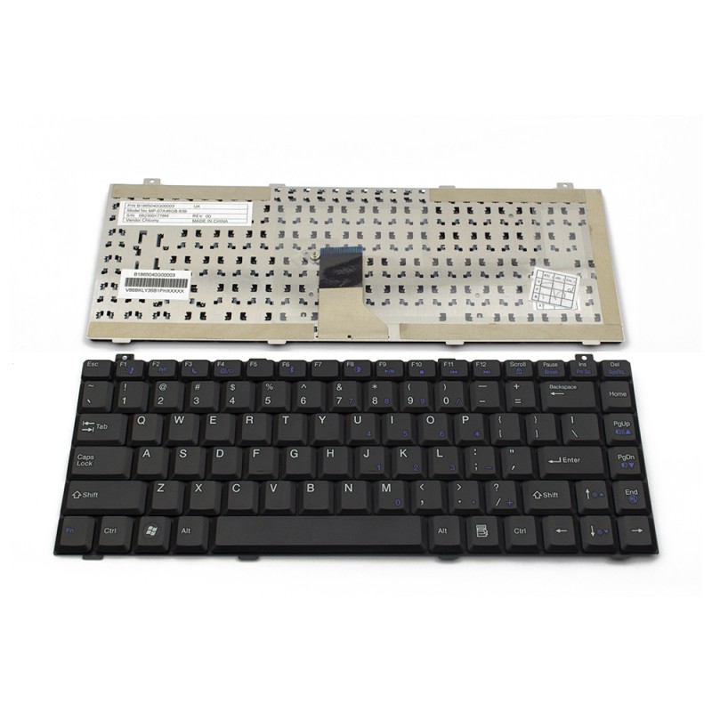 Πληκτρολόγιο Laptop keyboard για Gateway T6836 6800 M-6337 Black US