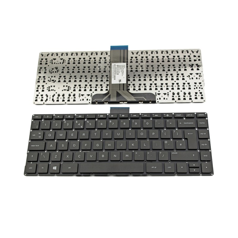 Πληκτρολόγιο Laptop keyboard για HP Pavilion X360 13-S Black Without Frame UK (BIG Enter) - 797212-031 9Z.NC9SW.00U NSK-CX0SW