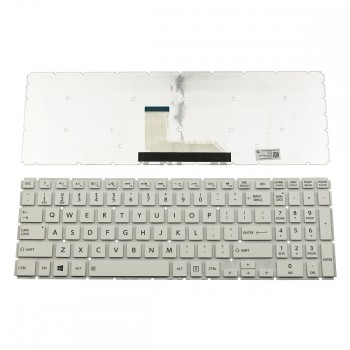 Πληκτρολόγιο Laptop keyboard για Toshiba Satellite C55-C L50-B L50-C L70-C S50-B P50-C P50D-C P50T-C P55W-C S50D-B S50T-B Radius P50W-C P55W-C White without frame US (Small enter) - 9Z.NBCSQ.10U AEBLIU00020 MP-13R83US-9201