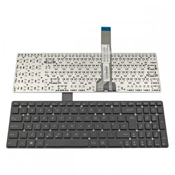 Πληκτρολόγιο Laptop keyboard για ASUS A55 A75 F751 K55 K75 R500 R700 R752 U57 X751 BLACK UK Without Frame (BIG ENTER) - 0KNB0-612HUK00 9J.N2J82.L0U