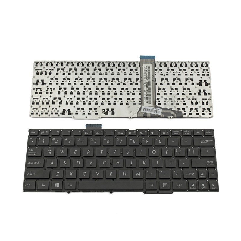 Πληκτρολόγιο Laptop keyboard για ASUS Transformer Book T100 T100TA Black Without Frame US (Small Enter) - 0KNB0-0133US00