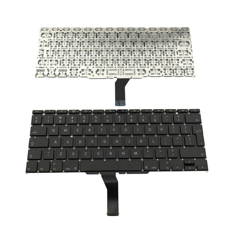 Πληκτρολόγιο Laptop keyboard για Apple Macbook AIR A1370 / A1465 11.6" Black (F12 - EJECT) 2010 Year WITHOUT FRAME UI BIG ENTER