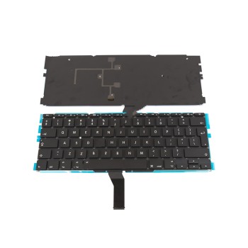 Πληκτρολόγιο Laptop keyboard για Apple Macbook AIR A1370 / A1465 11.6" Black WITHOUT FRAME UI/UK BIG ENTER with Backlit