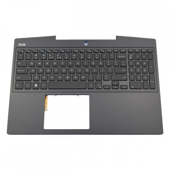 Πληκτρολόγιο Laptop keyboard για Dell G3 3590 Black Frame Black, Backlit US (Palmrest with keyboard) - 5DC76 KMJWH 460.0H705.0002