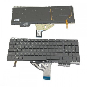 Πληκτρολόγιο Laptop keyboard για HP Omen 15-ce 15-ce000 15-ce020ca Black Without Frame With Backlit Board (RGB) US (Small Enter) - 924005-001 L19840-001 HPM17K83USJ920