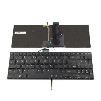 Πληκτρολόγιο Laptop keyboard για Toshiba Satellite Pro R50-C Tecra A50-C Z50-C BLACK FRAME BLACK With Pointing Stick With Backlit UI - G83C000GL5BE TBM15F56B0J356
