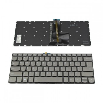 Πληκτρολόγιο Laptop keyboard για Lenovo IdeaPad 330S-14AST 330S-14IKB Yoga 520-14IKB 720-15IKB Gray Without Frame With Backlit US (--Small Enter) - SN20M61846 PK1314D2B07 PK131YN3B07 9Z.NDSLN.B01