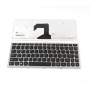 Πληκτρολόγιο Laptop keyboard για Lenovo U410 SILVER FRAME BLACK US - 25212303 AELZ8U01020 V-127920DS3-US