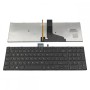 Πληκτρολόγιο Laptop keyboard για Toshiba Satellite E55-A C50-A L50-A L55-A M50-A S50-A S55-A U50-A U55-A S70-A S70-B S75-A S75-B L70-A L75-A L70-B L75-B C70-A C75-A C70-B C75-B GLOSSY FRAME BLACK Backlit UK - 9Z.N7UBV.M01 6037B0096802 MP-12W86GBJ920