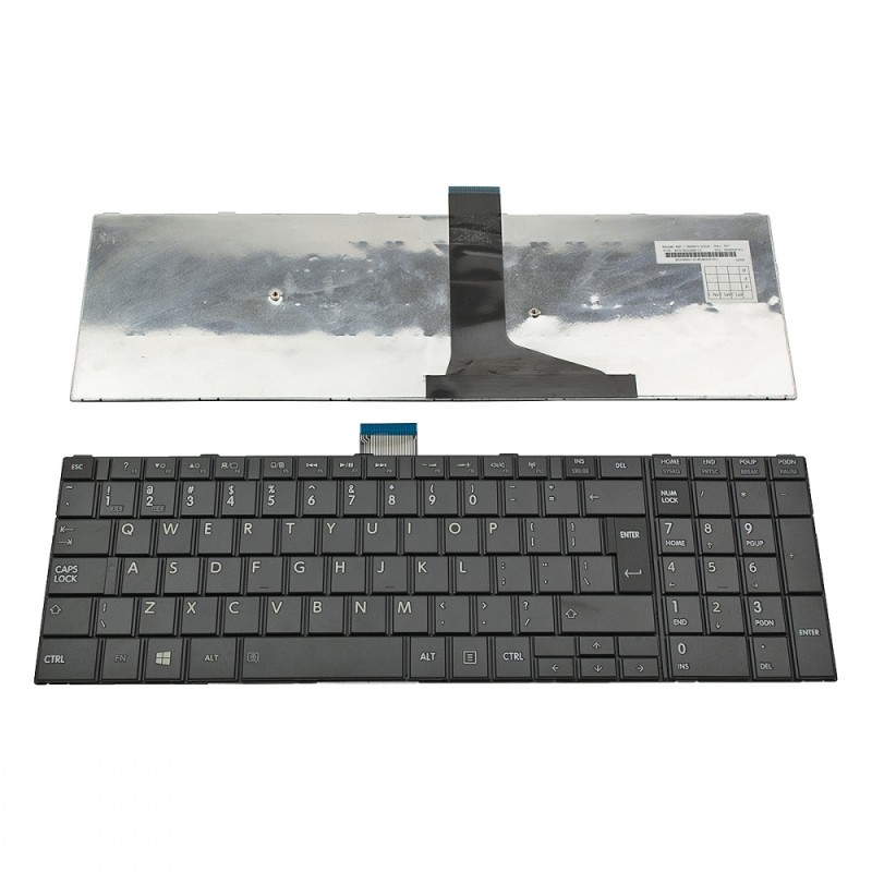 Πληκτρολόγιο Laptop keyboard για Toshiba Satellite C50-A C50D-A C70-A C70-B Black US/UI Type 3 - V143070AS1 6037B0096709 6037B0096702 9Z.N7TSV.61D 