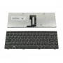 Πληκτρολόγιο Laptop keyboard για Lenovo Ideapad  Z450 Z460 Z460A Z460G GRAY FRAME BLACK US - 25-010886 V-116920AS1-US 2460-US