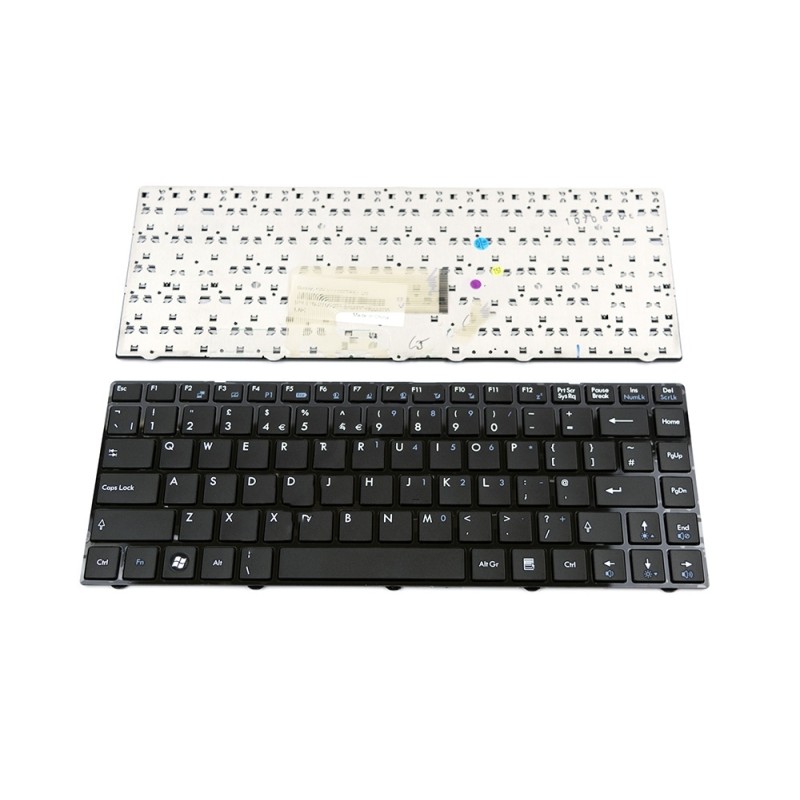Πληκτρολόγιο Laptop keyboard για MSI X370 GLOSSY FRAME BLACK UK - V111822AK1