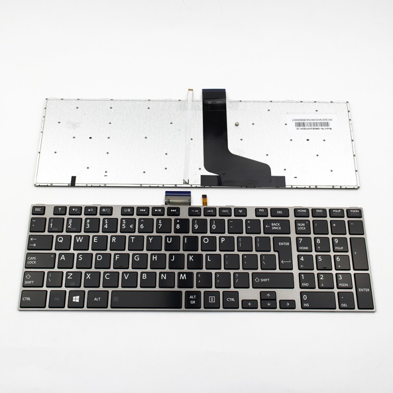 Πληκτρολόγιο Laptop keyboard για Toshiba Satellite C850 C850D C855 C855D C870 C870D C875 C875D L850 L850D L855 L855D L870 L870D L875 L875D L950 L950D L955 L955D P850 P855 P870 P875 S850 S855 S855D S870 S875 S875D S950 S950D S955 S955D Qosmio X870 X875 Gra