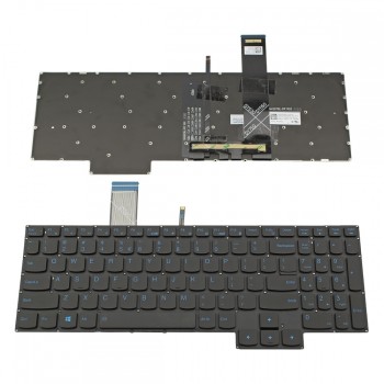 Πληκτρολόγιο Laptop keyboard για Lenovo Ideapad Gaming 3-15IMH05 3-15ARH05 3-15ACH05 Black Without Frame with Backlit (Blue Light) US (--Small Enter) - PK131JM2A02 SN20X22293