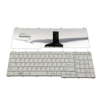 Πληκτρολόγιο Laptop keyboard για Toshiba Satellite C650 C655 C660 C670 C675 L650 L655 L670 L675 L750 L755 WHITE US - 9Z.N4WGQ.101 TN1GQ 01 AEABL6U00030-US 9Z.N4WSQ.101 AEBLBU00010 TN1SQ H000028460