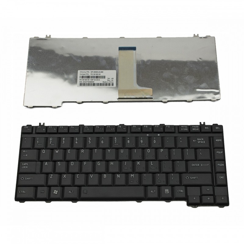 Πληκτρολόγιο Laptop keyboard για Toshiba Satellite L300 L300D L305 L305D A300 A200 A205 A210 A215 L455D BLACK MATT US