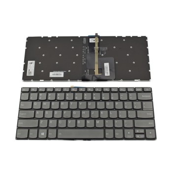 Πληκτρολόγιο Laptop keyboard για Lenovo IdeaPad 320-14ISK 320S-14IKB 320S-14IKBR 320S-15IKB 520S-14IKB 520S-14IKBR GRAY WITHOUT FRAME US (--Small Enter) With Backlit - PK1314D1B00 PK131YN1B00 LCM16H5 SN20M61946