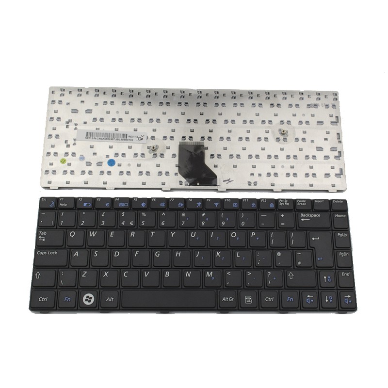 Πληκτρολόγιο Laptop keyboard για Samsung R520 R522 series UK Black - V102360AK1