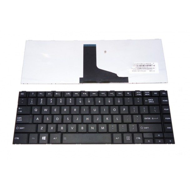 Πληκτρολόγιο Laptop keyboard για Toshiba Satellite C805 Black US - 25201966 T2G8-US AELZ1U00030 9Z.N5TSQ.T01 B6TSQ 9Z.N7PSQ.401 TS4SQ AEBY3U02130-US
