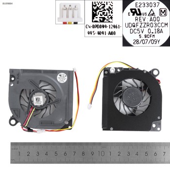 Fan Ανεμιστηράκι DELL 1526 1546 D620 D630 3PIN 