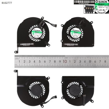 Fan Ανεμιστηράκι Apple MACBOOK PRO A1286 2008 2009 2010 2011 2012 LEFT+RIGHT