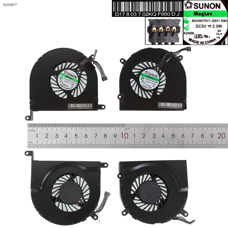 Fan Ανεμιστηράκι Apple MACBOOK A1297 Left Right