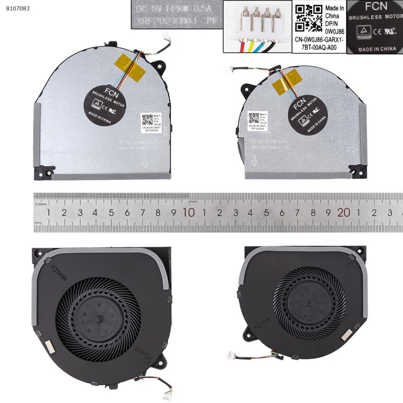 Fan Ανεμιστηράκι Lenovo LEGION Y530-15ICH Y7000 Y530 CPU GPU