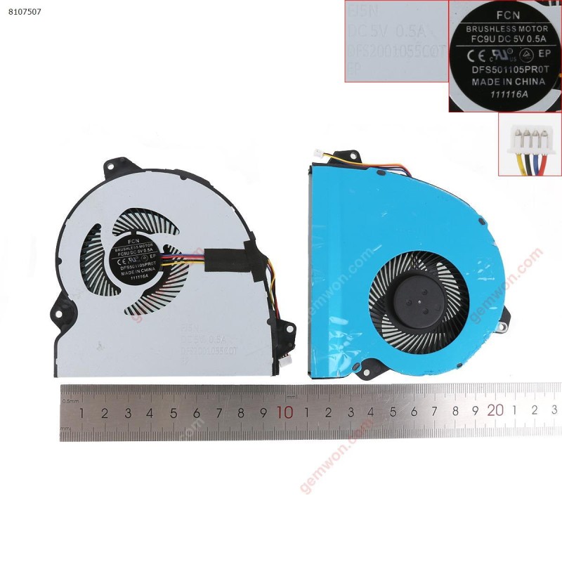 Fan Ανεμιστηράκι Asus ROG GL553V FX553 FX753 GL553VE GL553VD GL553VW