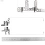 Μεντεσέδες Hinges HP 15-CS0051WM 
