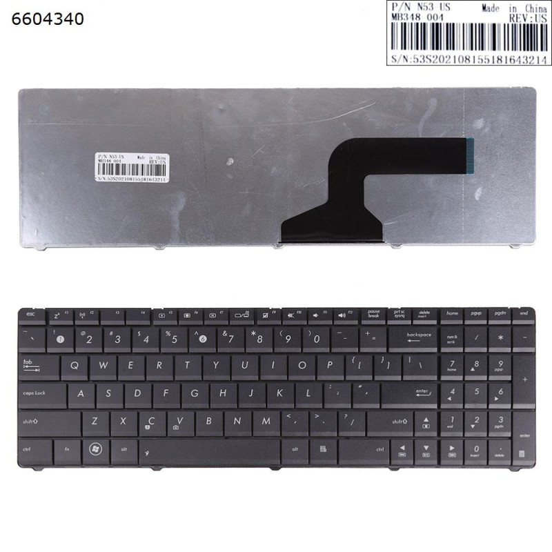 Πληκτρολόγιο Keyboard Asus G51J3D G51Jx G51VX 