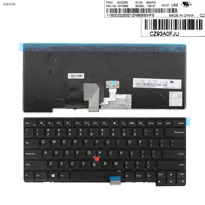 Πληκτρολόγιο Keyboard Lenovo Thinkpad T440P T440S T450S E431