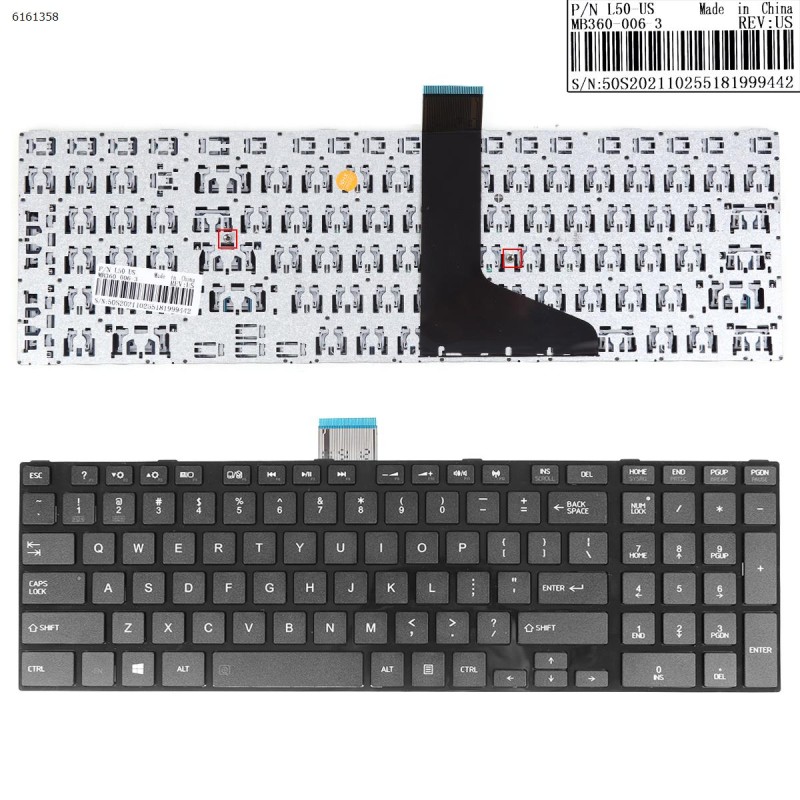 Πληκτρολόγιο Keyboard Toshiba Satellite L50-A S50 S50-A 