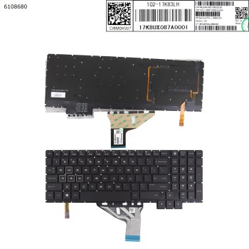 Πληκτρολόγιο Keyboard HP OMEN 15-CE025TX 15-CE026TX 