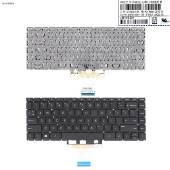 Πληκτρολόγιο Keyboard HP 14T-DH 14-DQ 14S-DQ 14S-FQ L15600-001