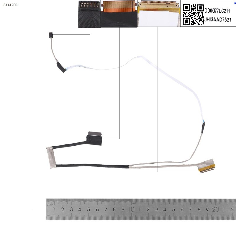 Καλωδιοταινία LCD Cable HP 15-CC501NV 15-CC500NV 40Pin