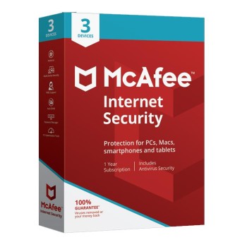 McAfee Internet Security – 3 User 1 Year McAfee Internet Security – 3 User 1 Year