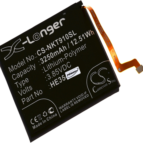 Μπαταρία smartphone mobile phone, Nokia 9 PureView, TA-1087, type HE354 and others 3,85V 3250mAh Li-Polymer (P9HE354)