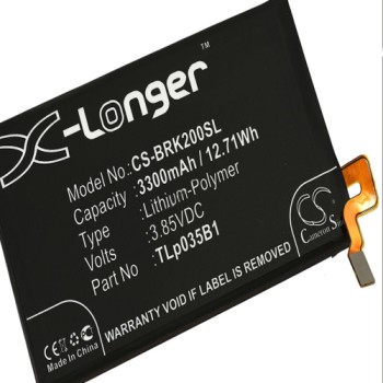 Μπαταρία smartphone mobile phone, berry KEY2 / BBF100-4 / type Tlp035B1 and others 3,85V 3300mAh Li-Polymer (P9KEY2)
