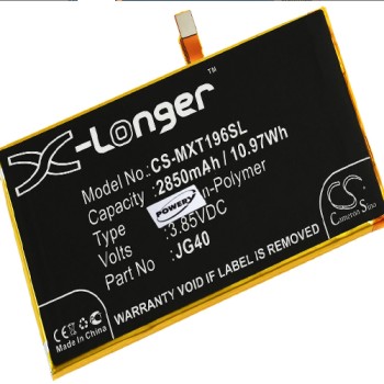 Μπαταρία smartphone mobile phone, Motorola Moto G7 Plus / XT1965 / type JG40 and others 3,85V 2850mAh Li-Polymer (P9MG7P)