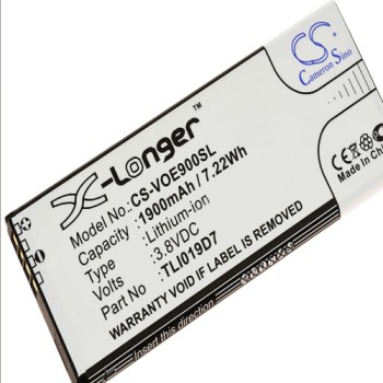 Μπαταρία smartphone mobile phone, Alcatel 1 Dual SIM, Vodafone Smart E9, type TLI019D7 and others 3,8V 1900mAh Li-Ion (P9VFD520)