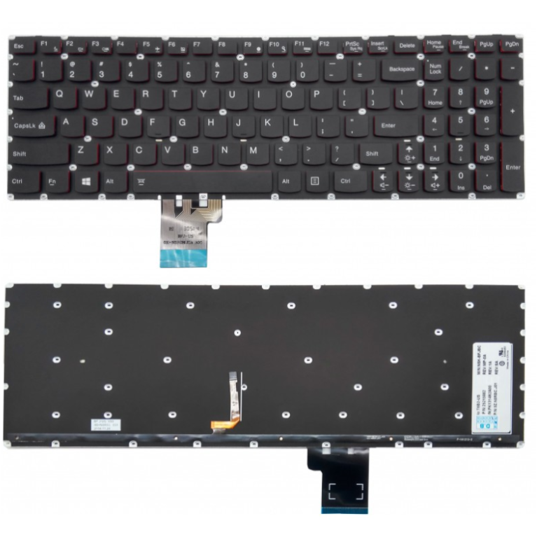 Πληκτρολόγιο Lenovo Y50-70 Y50-80 Y70-70 US