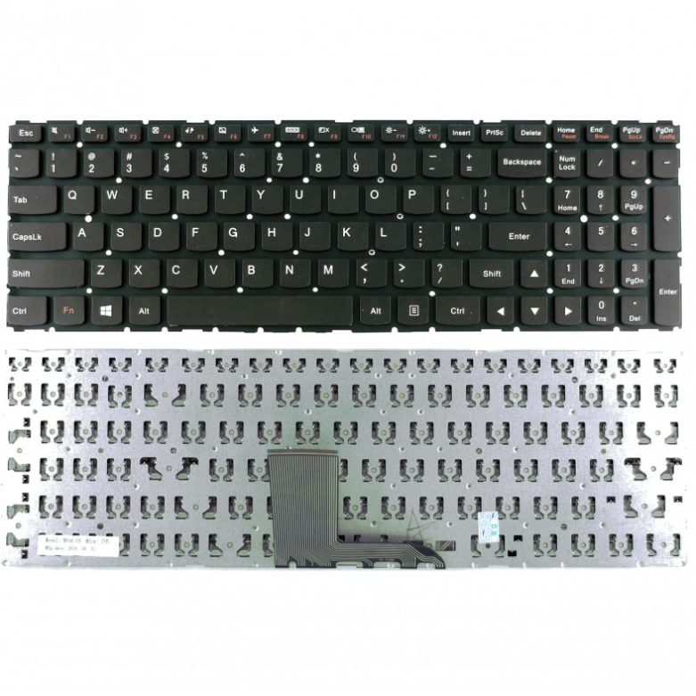 Πληκτρολόγιο Lenovo Yoga 500-15IBD 500-15IHW 500-15ISK US BLACK Πληκτρολόγιο Lenovo Yoga 500-15IBD 500-15IHW 500-15ISK US BLACK